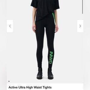 ganni sport high waist legging